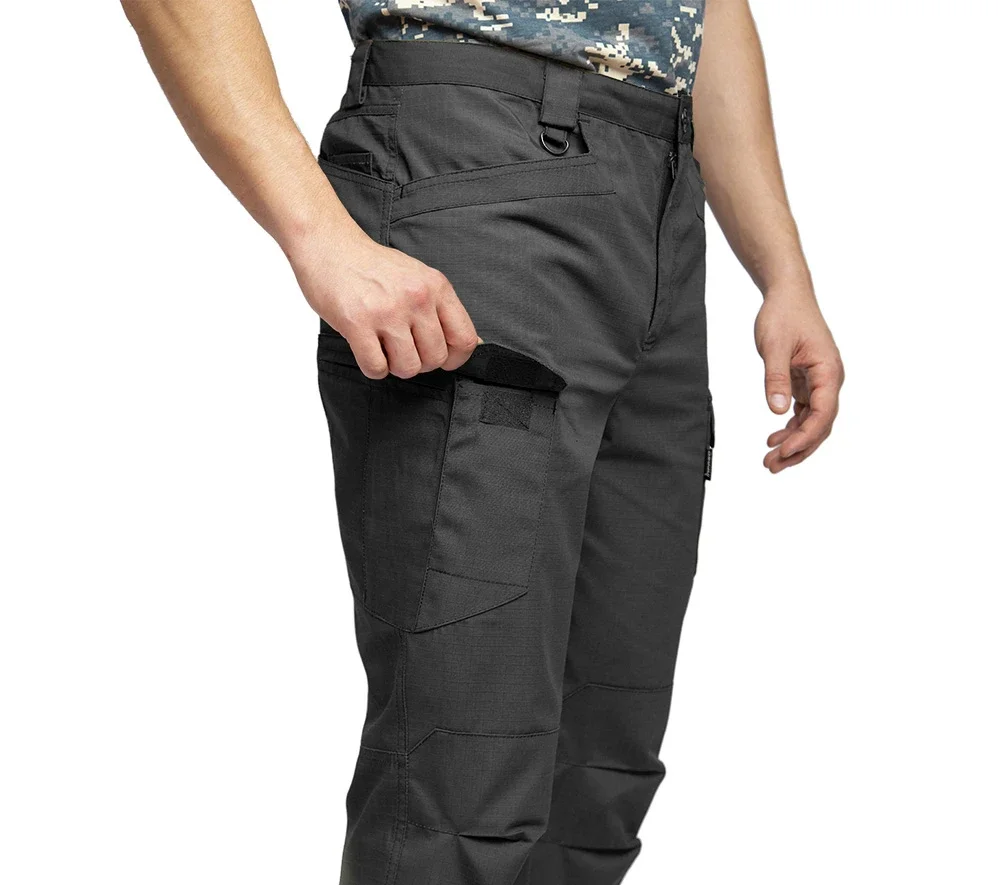 Брюки мужские "Камелот" из ткани рип-стоп чёрные - фото 6