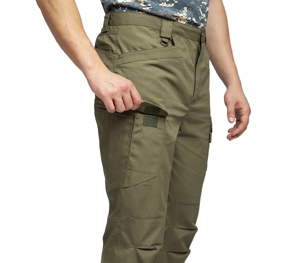 Брюки мужские "Камелот" из ткани рип-стоп хаки - фото 4
