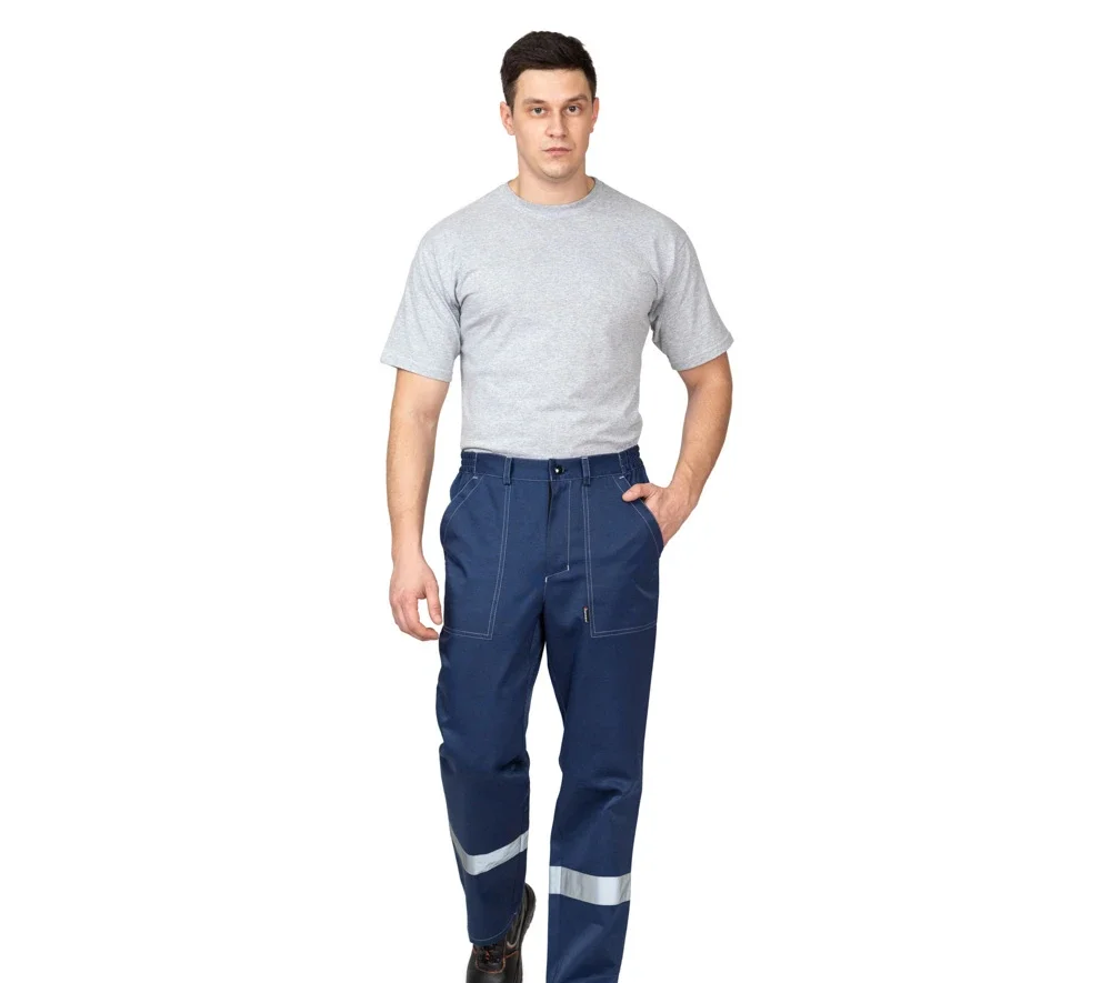 Брюки мужские летние "Пантеон СОП" тёмно-синие из дышащего материала - фото 2