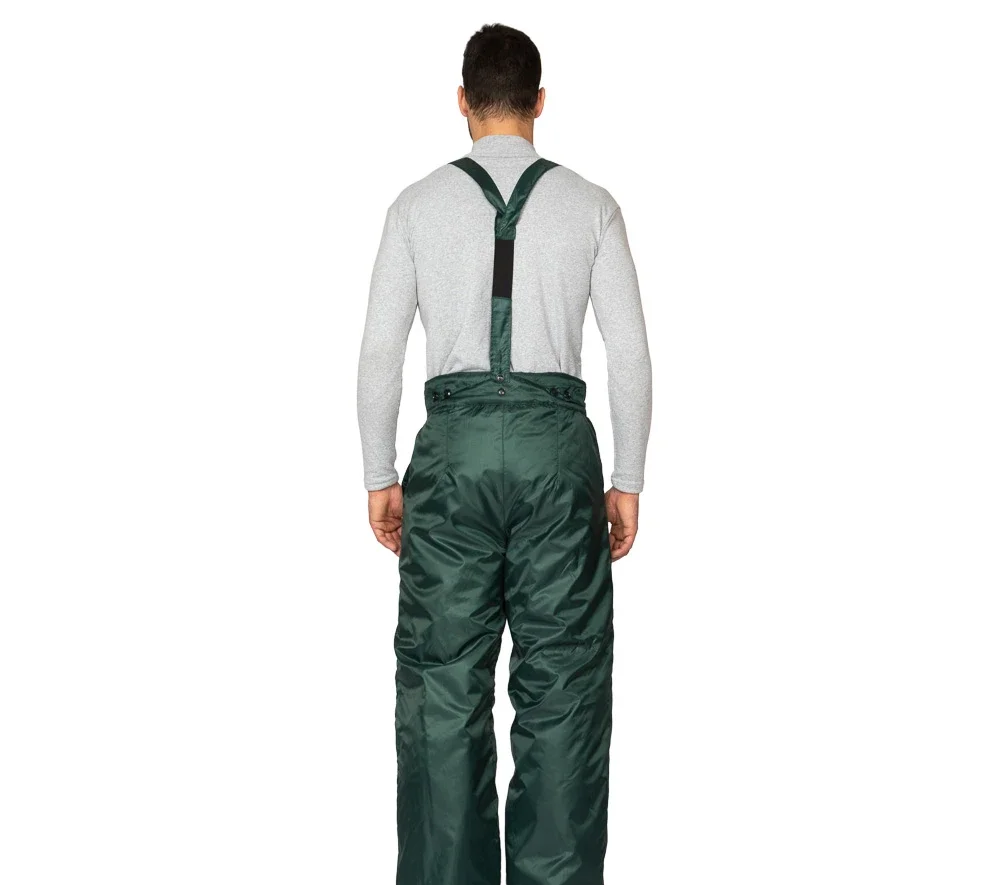 Брюки мужские утеплённые "Мастер" зелёные - фото 3