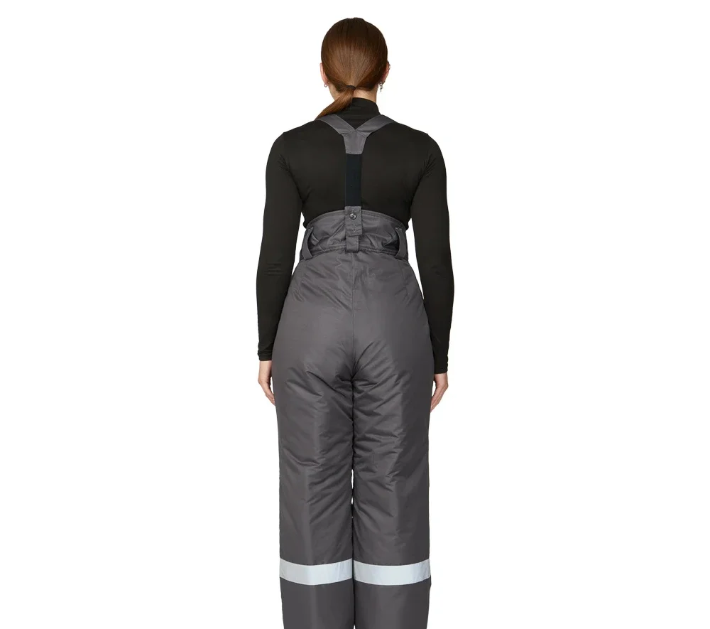 Брюки женские утеплённые "Онега" серые - фото 5