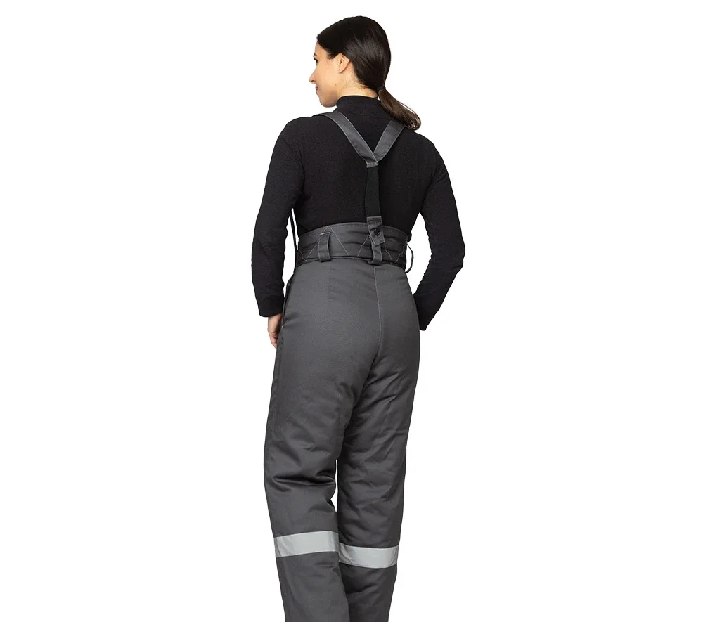 Брюки женские утеплённые "Профессионал" тёмно-серые - фото 4