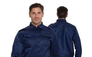 Костюм мужской "Альфа" синий (куртка и брюки) для охранников - фото 11