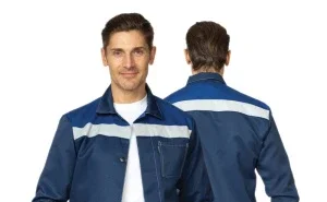 Костюм мужской "Пантеон СОП" синий/василёк (куртка и брюки) - фото 8