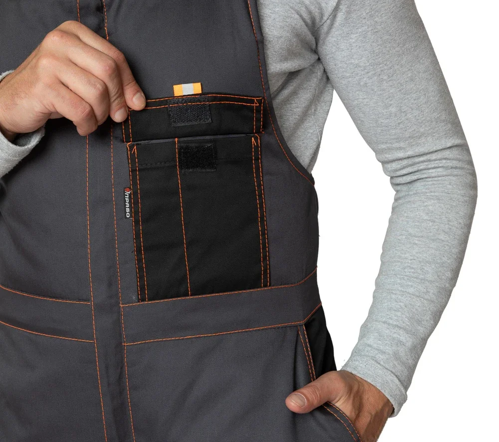 Костюм мужской утеплённый "Бренд Ультра" тёмно-серый/чёрный - фото 11