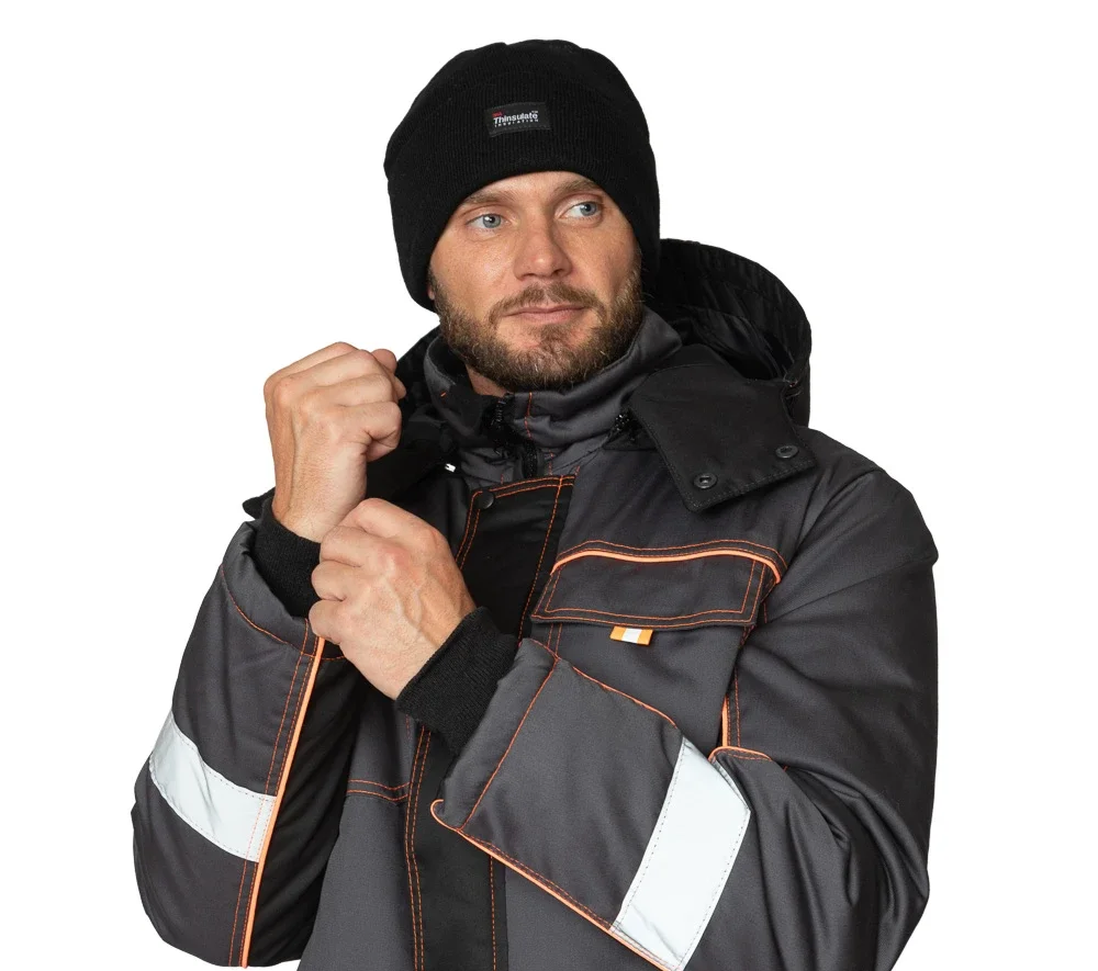 Костюм мужской утеплённый "Бренд Ультра" тёмно-серый/чёрный - фото 18