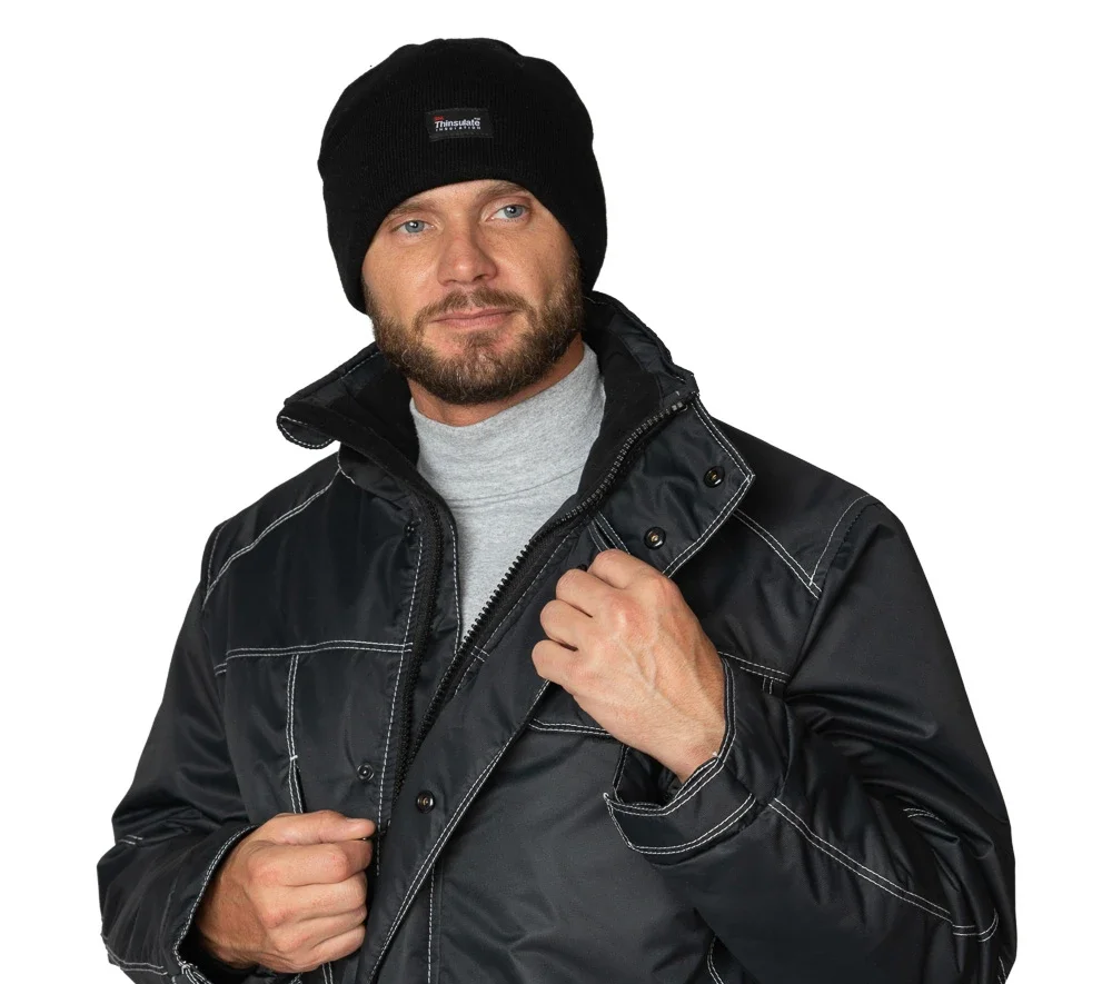 Костюм мужской утеплённый "Викинг" чёрный (куртка и брюки) - фото 23