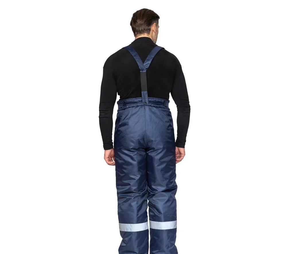 Костюм мужской утеплённый "Мастер 1" синий (куртка и брюки) - фото 6