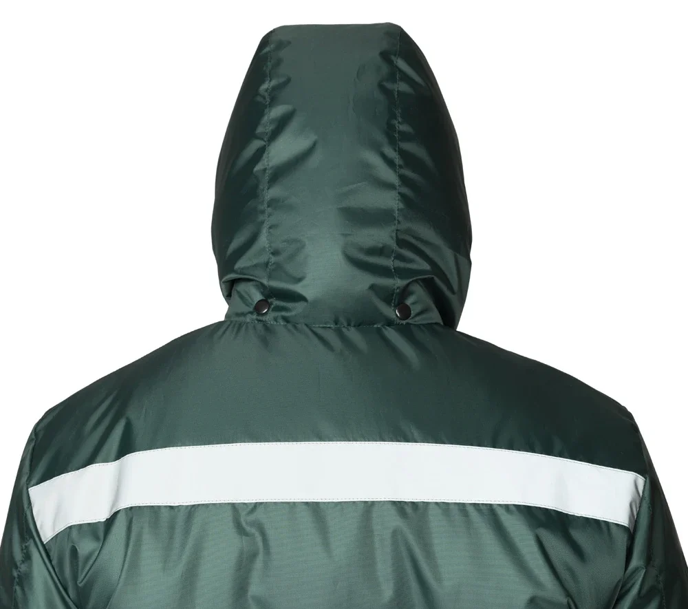 Костюм мужской утеплённый "Мастер 1" зелёный (куртка и брюки) - фото 13