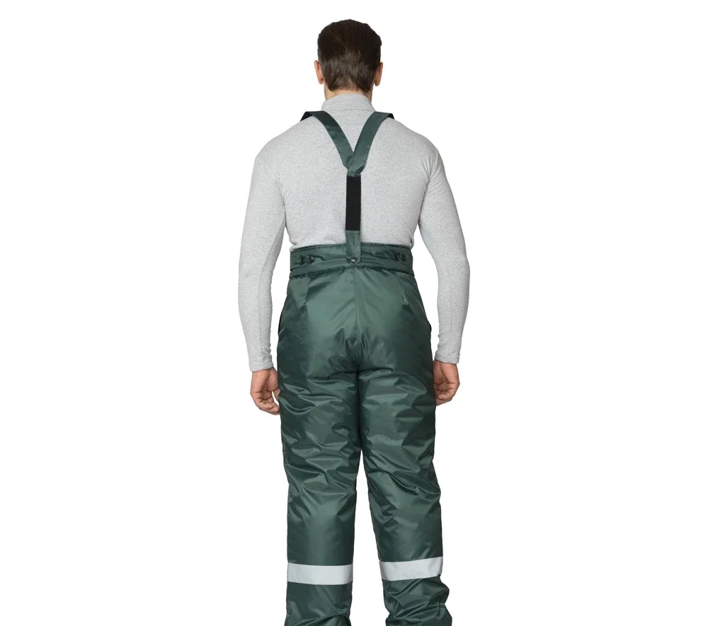 Костюм мужской утеплённый "Мастер 1" зелёный (куртка и брюки) - фото 6