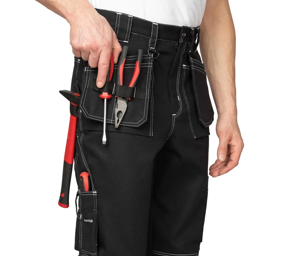 Костюм мужской "Викинг 2021" чёрный (куртка и брюки) - фото 11