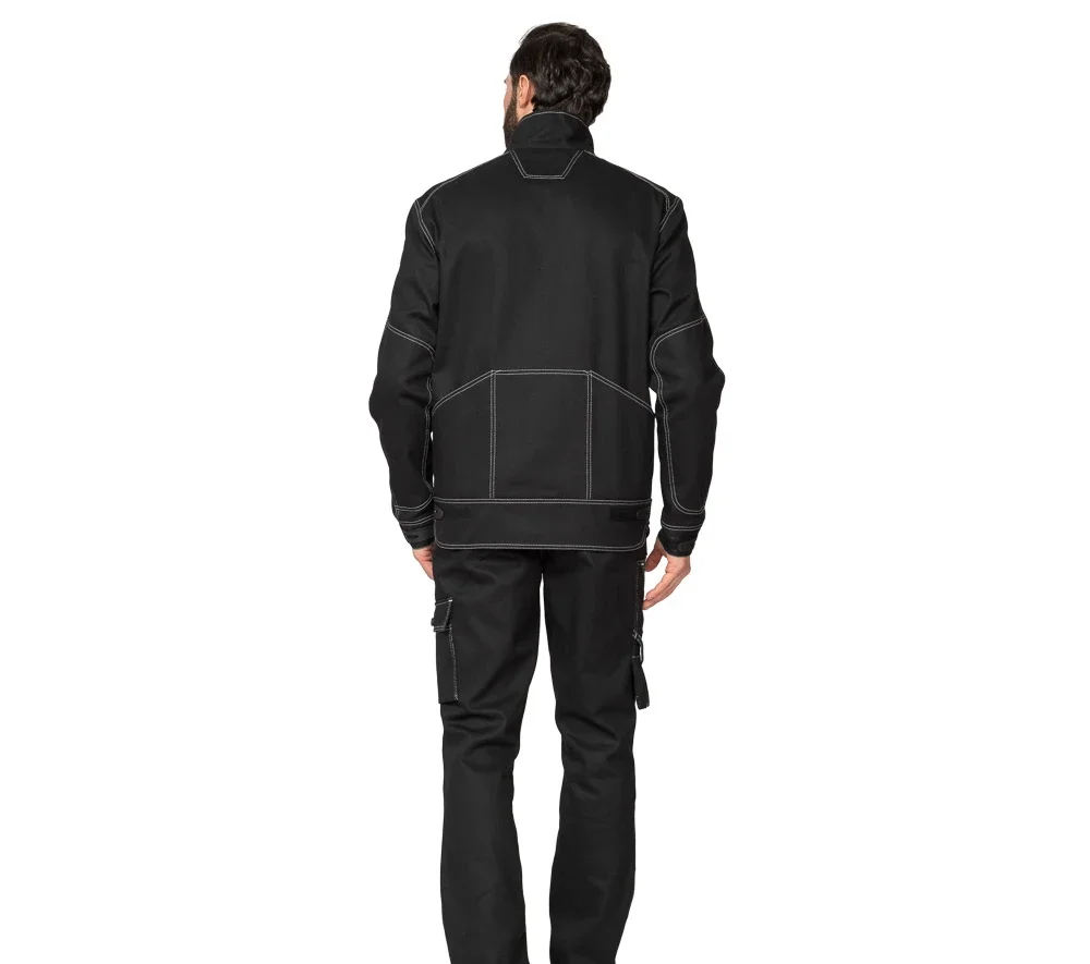 Костюм мужской "Викинг 2021" чёрный (куртка и брюки) - фото 8