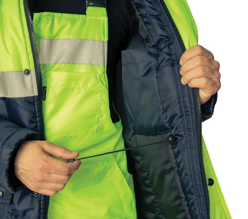 Костюм утеплённый "Спектр 2" лимонный/синий (куртка и полукомбинезон) - фото 11