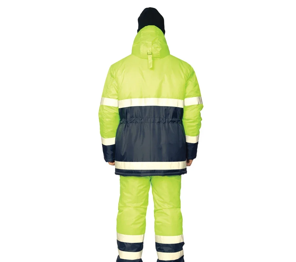 Костюм утеплённый "Спектр 2" лимонный/синий (куртка и полукомбинезон) - фото 4