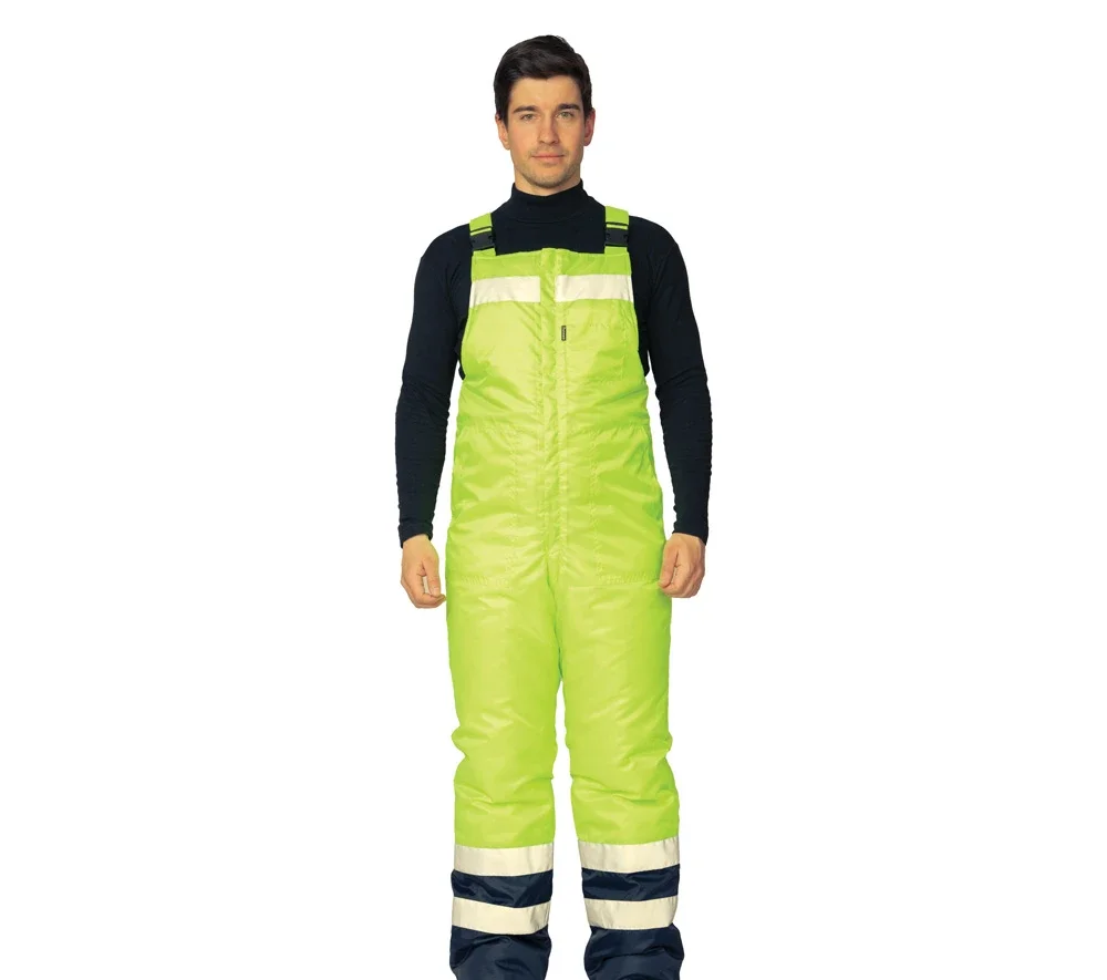 Костюм утеплённый "Спектр 2" лимонный/синий (куртка и полукомбинезон) - фото 5