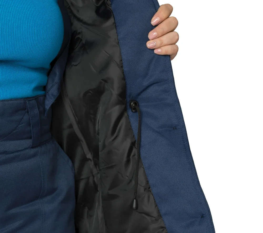 Костюм женский утеплённый "Стандарт СОП" синий/василёк (куртка и брюки) - фото 10