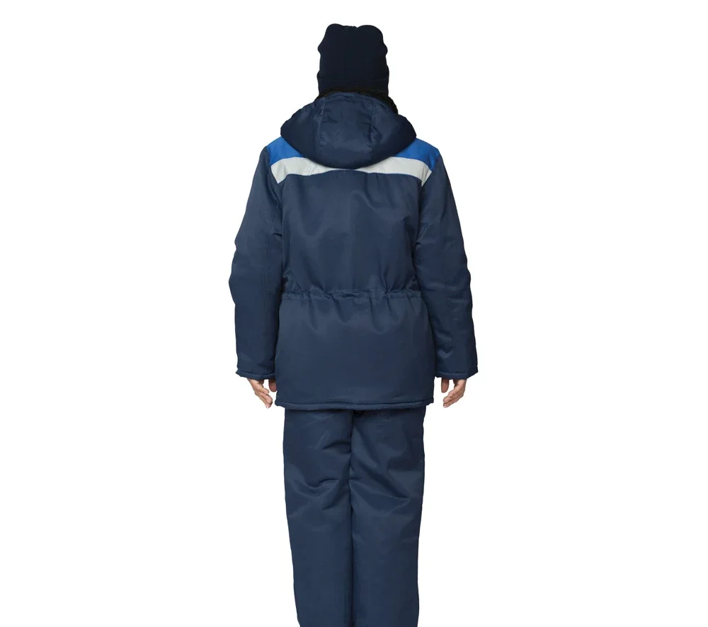 Костюм женский утеплённый "Стандарт СОП" синий/василёк (куртка и брюки) - фото 5