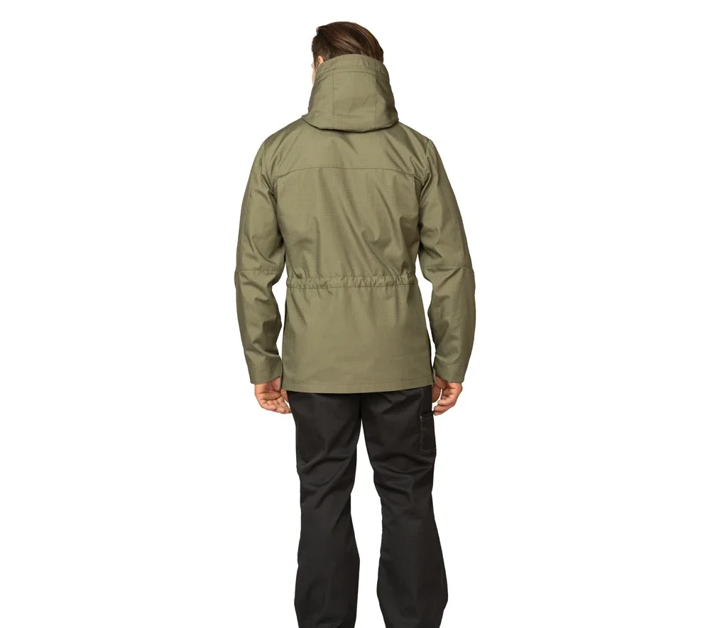 Куртка мужская демисезонная "Камелот" из ткани рип-стоп хаки - фото 4