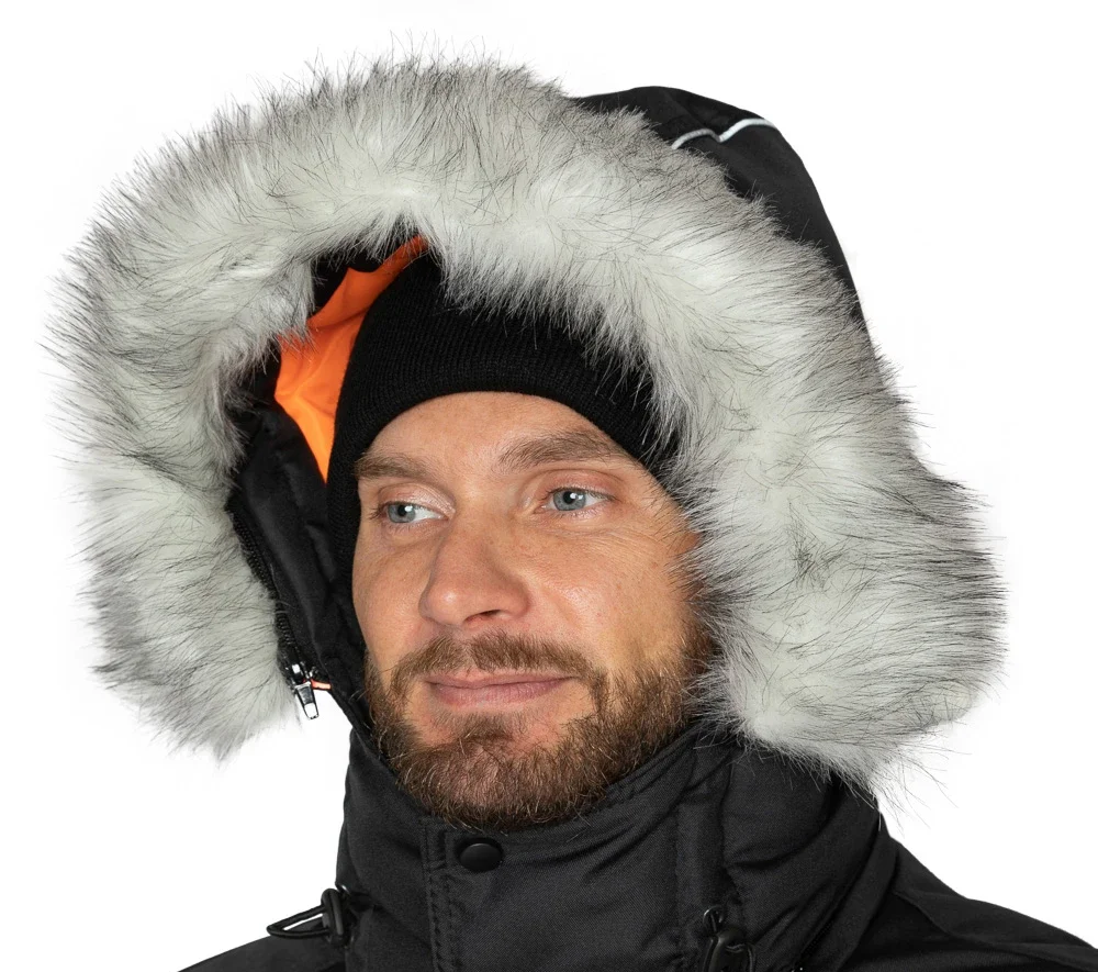 Куртка мужская утеплённая "Аляска Ультра" чёрная - фото 15