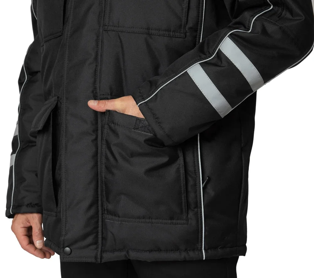 Куртка мужская утеплённая "Аляска Ультра" чёрная - фото 16