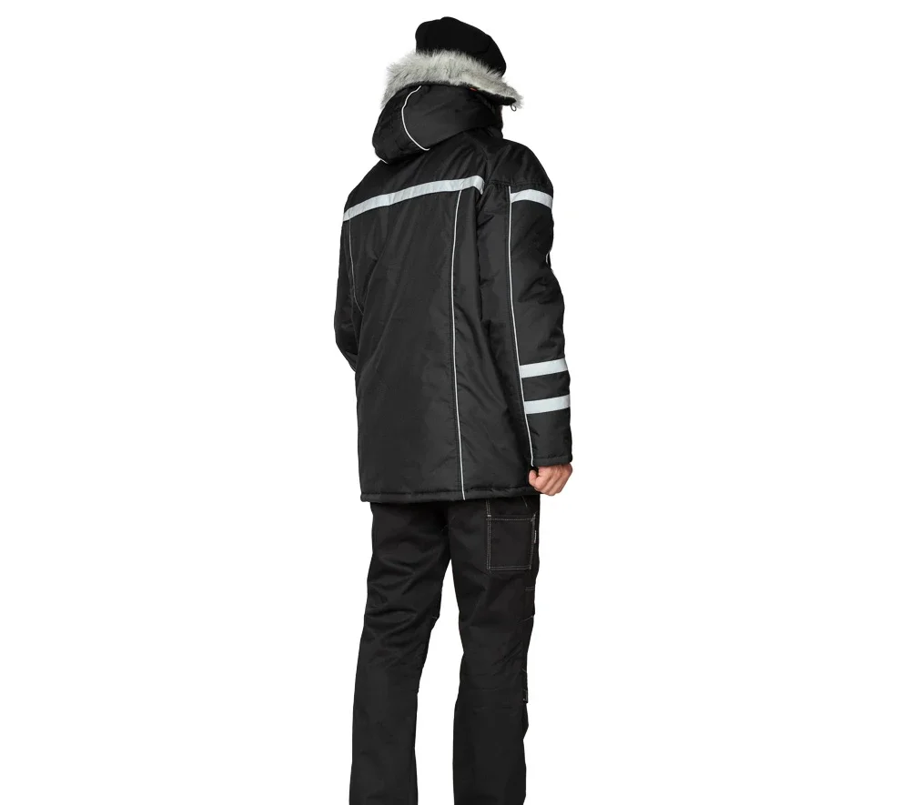Куртка мужская утеплённая "Аляска Ультра" чёрная - фото 5