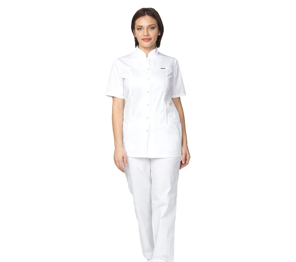 Куртка женская "Медик" белая - фото 2