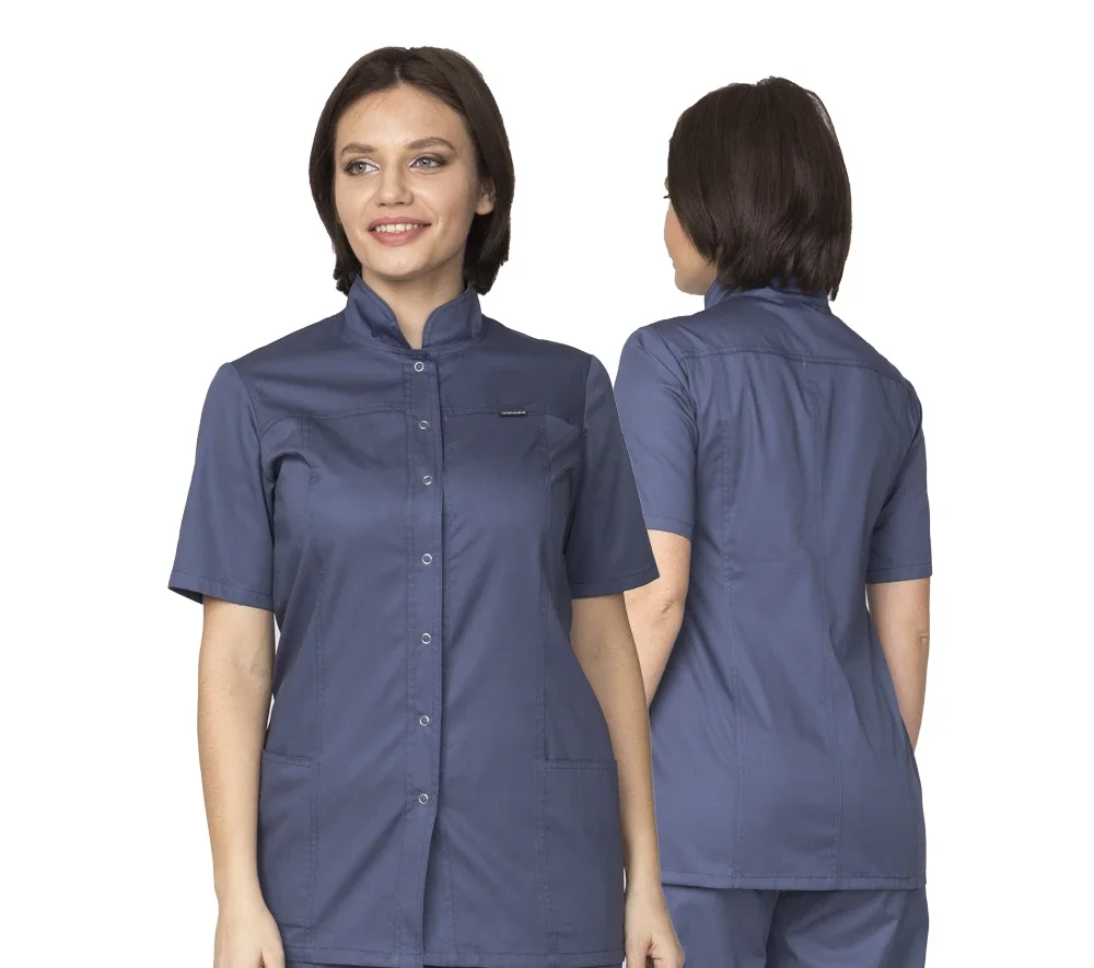 Куртка женская "Медик" синяя - фото 1