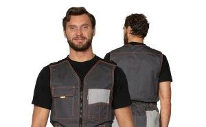 Полукомбинезон мужской "Бренд" серый/серый - фото 11