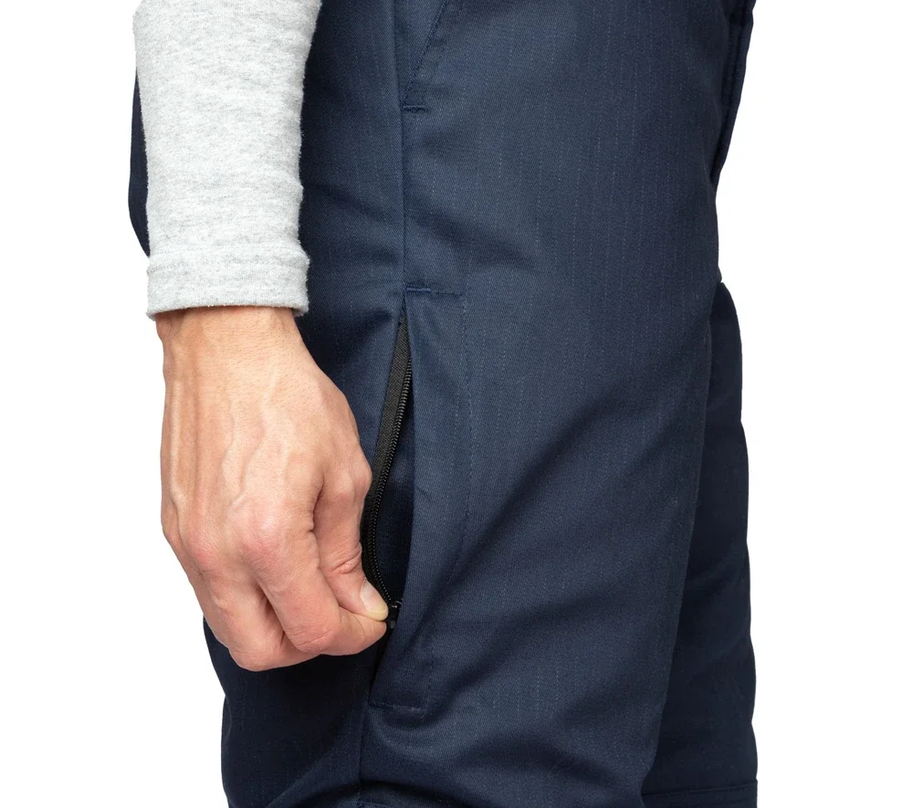 Полукомбинезон антистатический мужской утеплённый "Антистат" тёмно-синий - фото 6