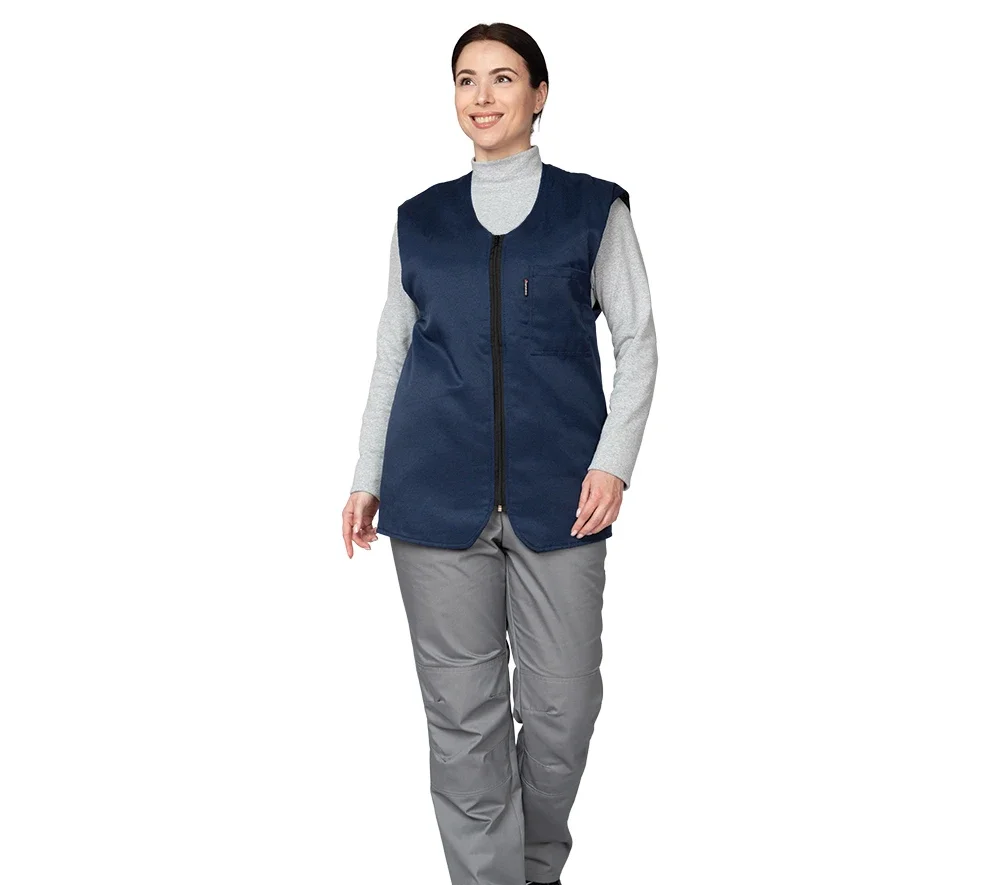 Жилет универсальный утеплённый "Универсал" тёмно-синий - фото 5