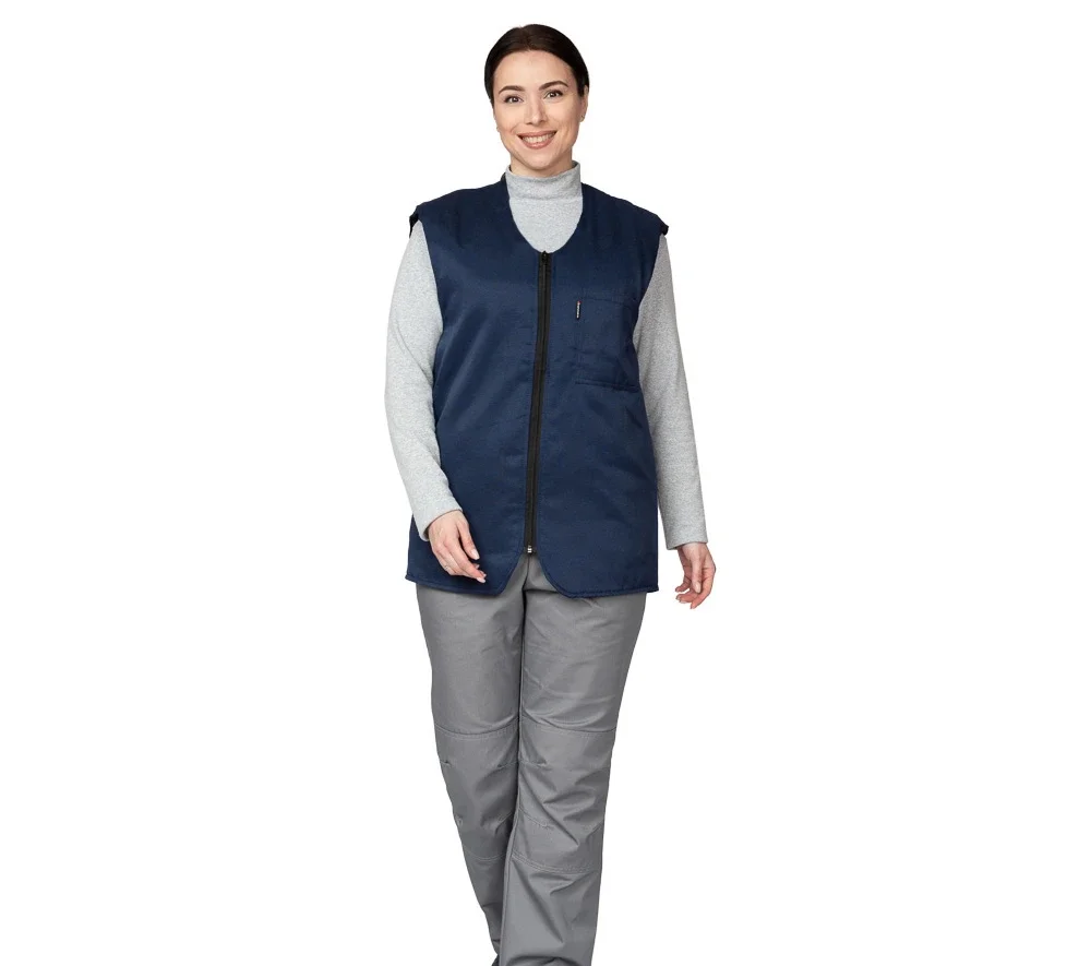 Жилет универсальный утеплённый "Универсал" тёмно-синий - фото 6