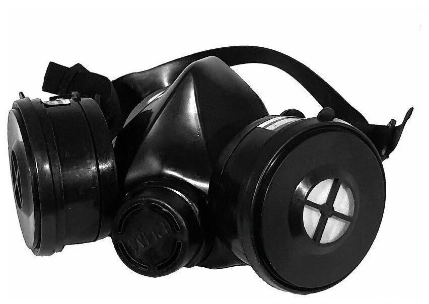 Респиратор-полумаска РУ-60М фильтрующий патрон "А1В1Е1К1Р1" Минпромторг - фото 1