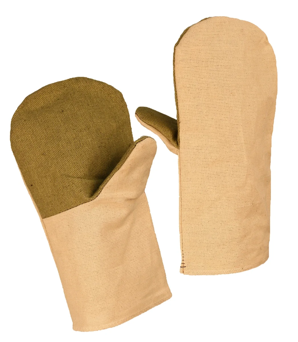 Рукавицы х/б (240г), наладонник брезент (380г), подналадонник х/б (210г)