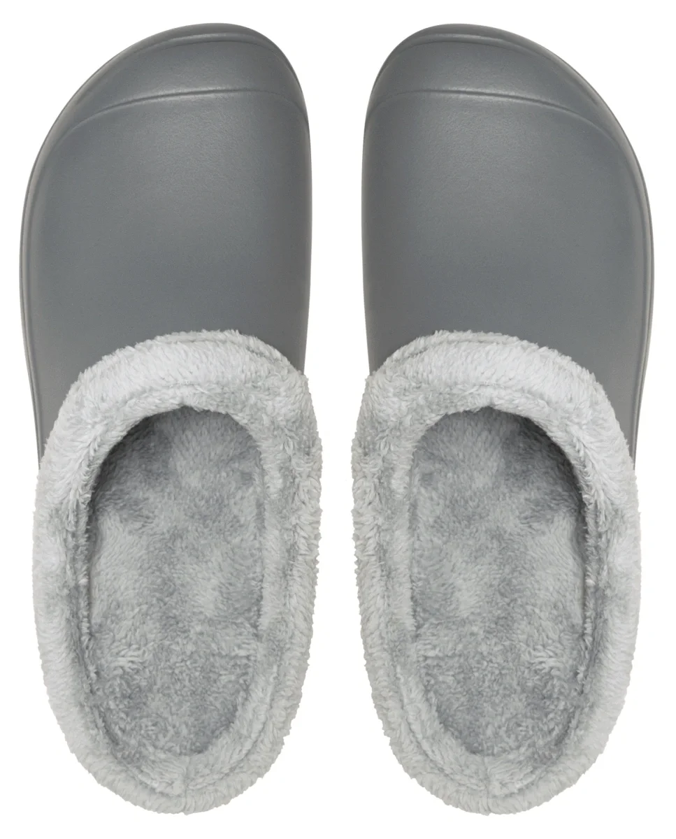 Сабо ЭВА МОРТОН (ЖАНЕТТ) мужские, утепленные (иск. мех), серые - фото 3