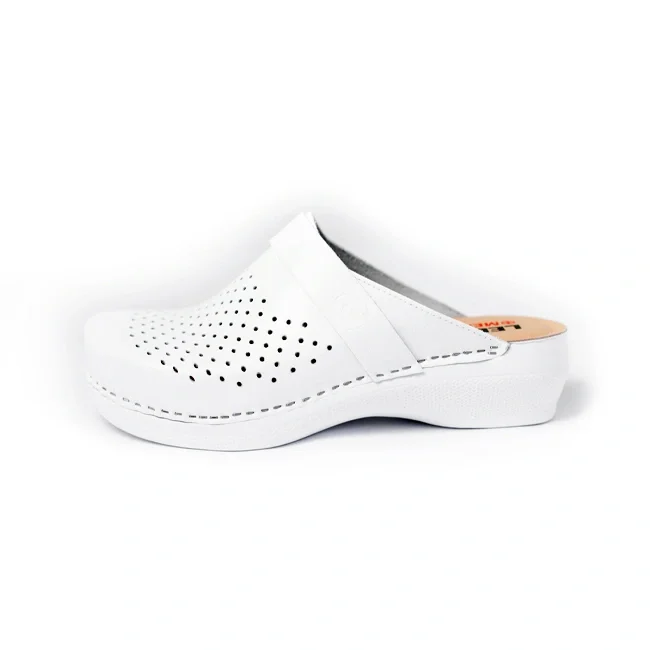 Сабо LEON ортопедические женские MED102W , белый - фото 1