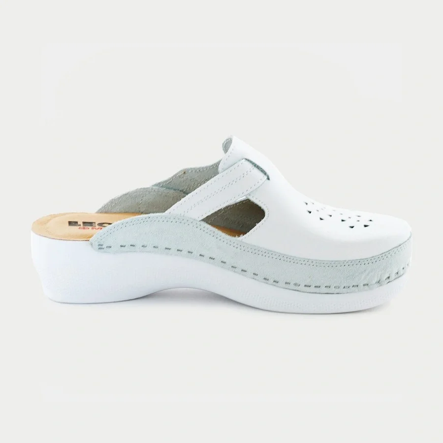 Сабо LEON ортопедические женские MED156W, белый - фото 2