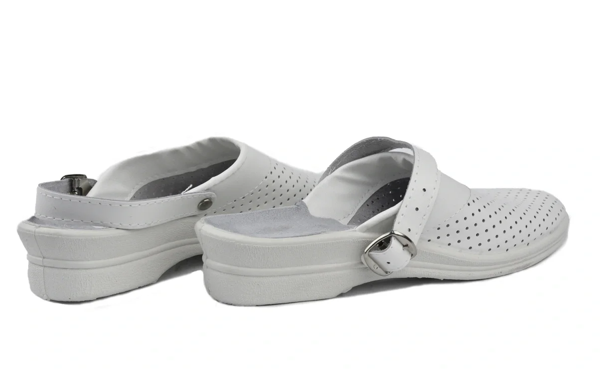 Сабо кожаные 4-12-7 (STEP) женские, белые - фото 3