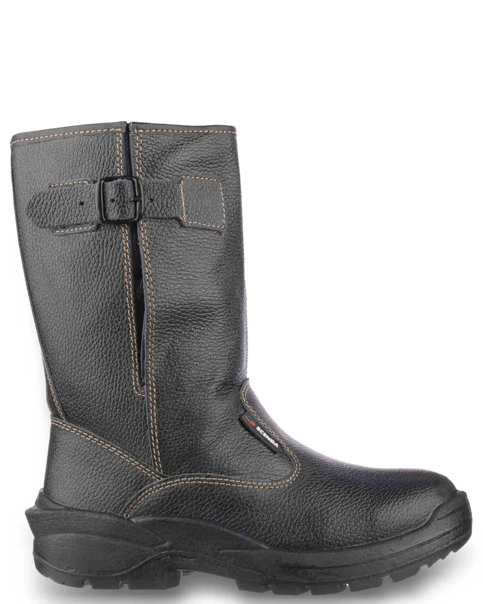 Сапоги рабочие СТИКС ПУ, металлический подносок, натуральная кожа - фото 2