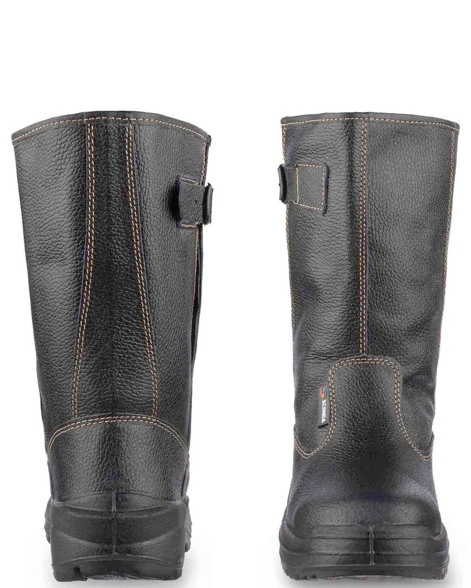 Сапоги рабочие СТИКС ПУ, металлический подносок, натуральная кожа - фото 4