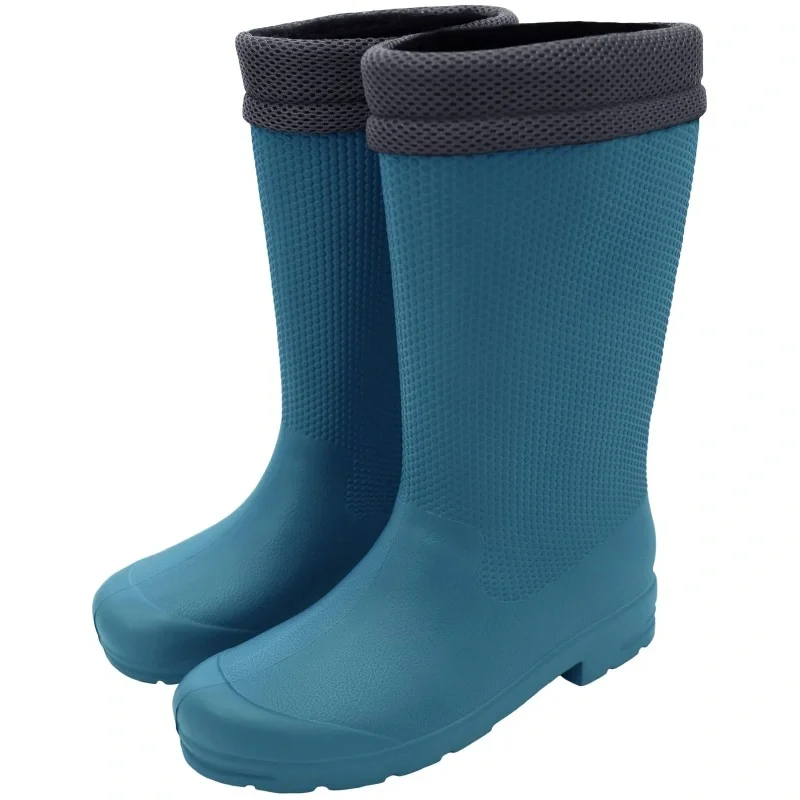 Сапоги ЭВА АВРОРА (ЖАНЕТТ) женские, утепленные (нетк. полотно), изумрудные - фото 1