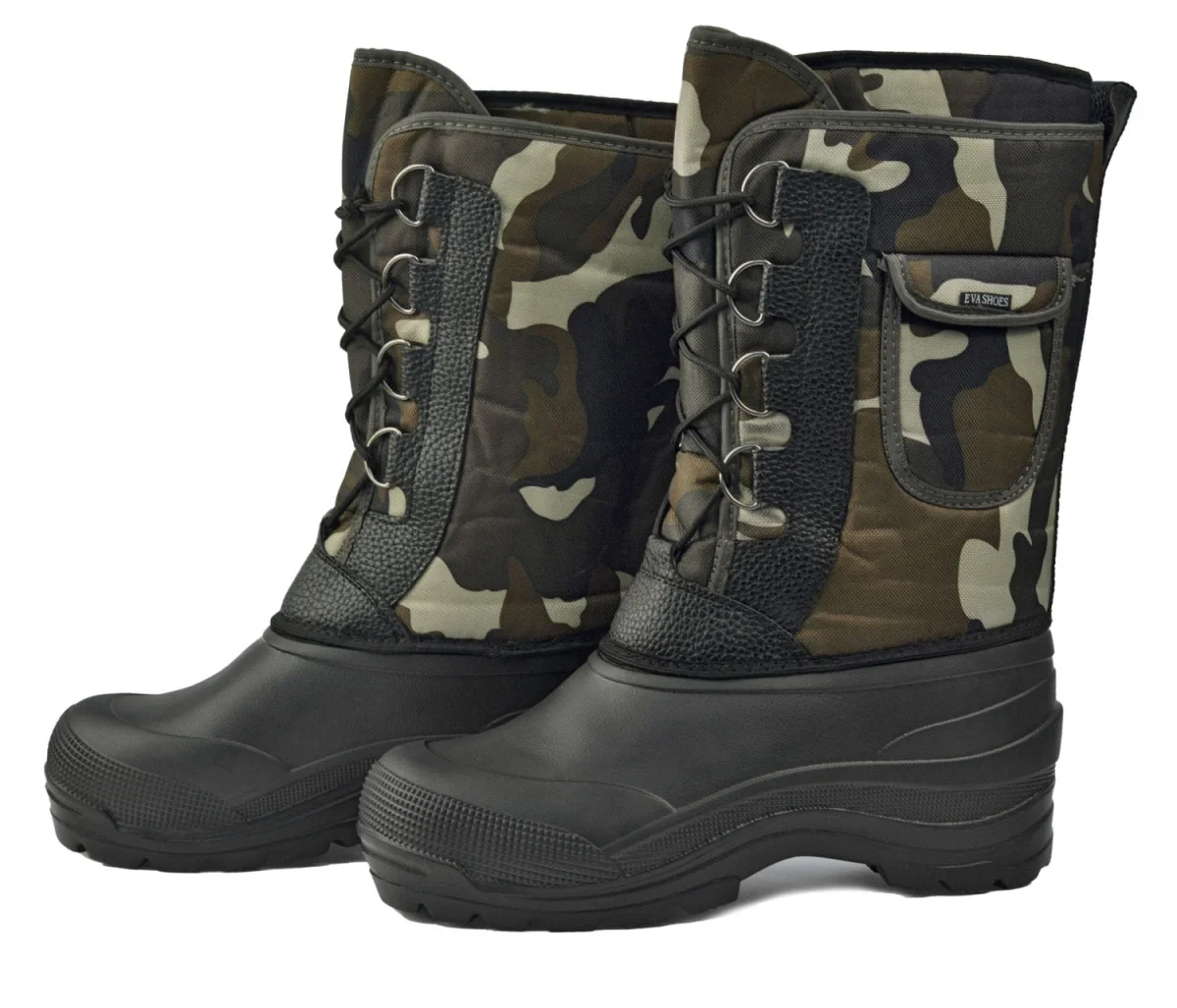 Сапоги комбинированные Милитари-Плюс (-40С) КМФ в ассортименте РАСПРОДАЖА - фото 1