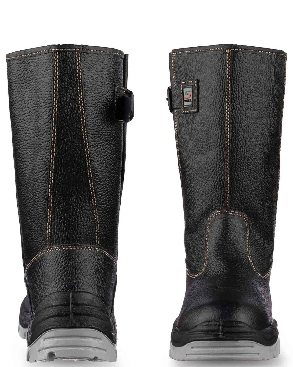 Сапоги кожаные утепленные БЕРГЕН ПУ/ТПУ, металлический подносок, антипрокольная стелька - фото 4