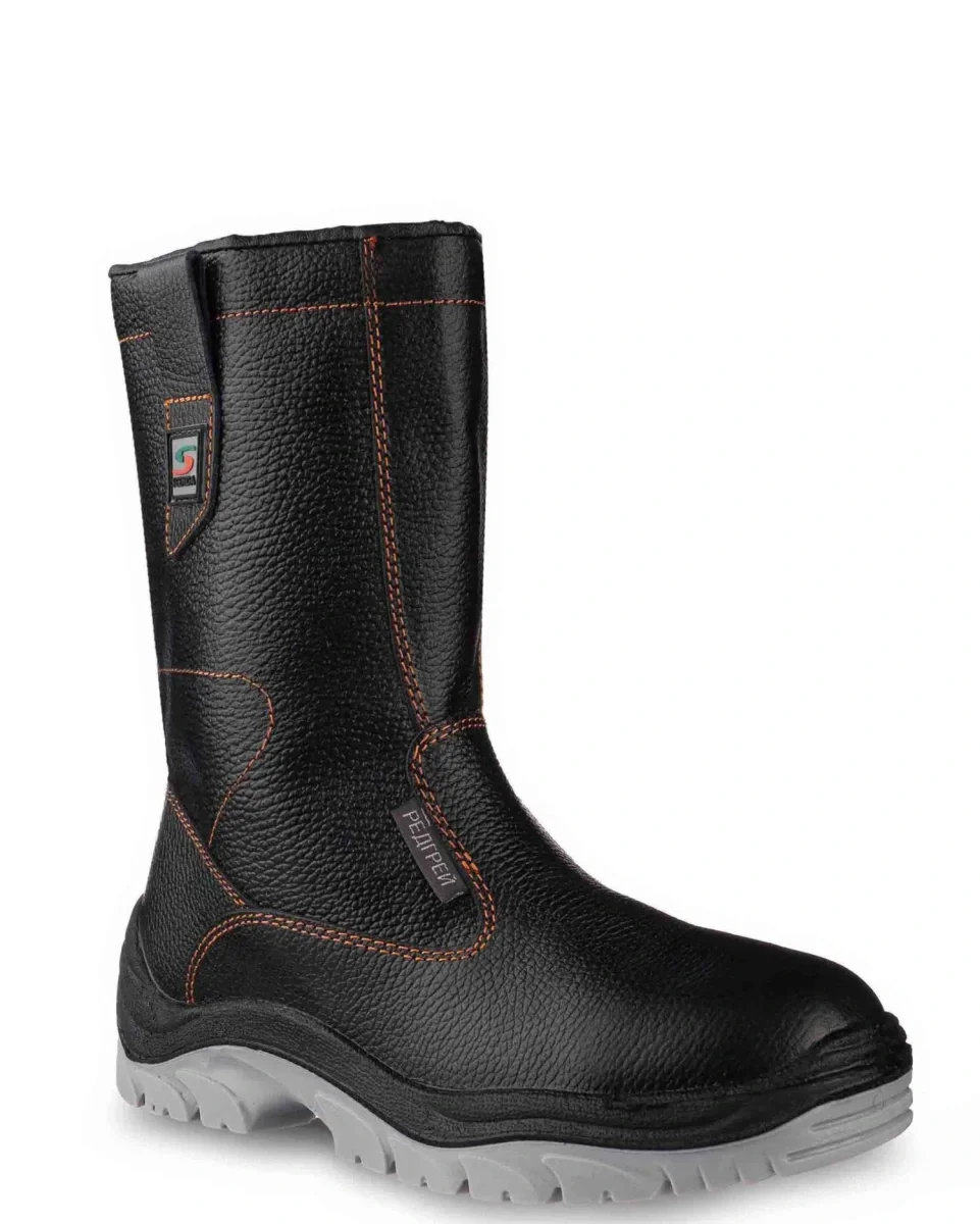 Сапоги кожаные утепленные РЕДГРЕЙ ПУ/ТПУ - фото 8