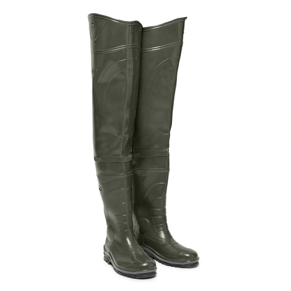 Сапоги рыбацкие ПВХ модель 162 (ДЮНА) оливковые - фото 1