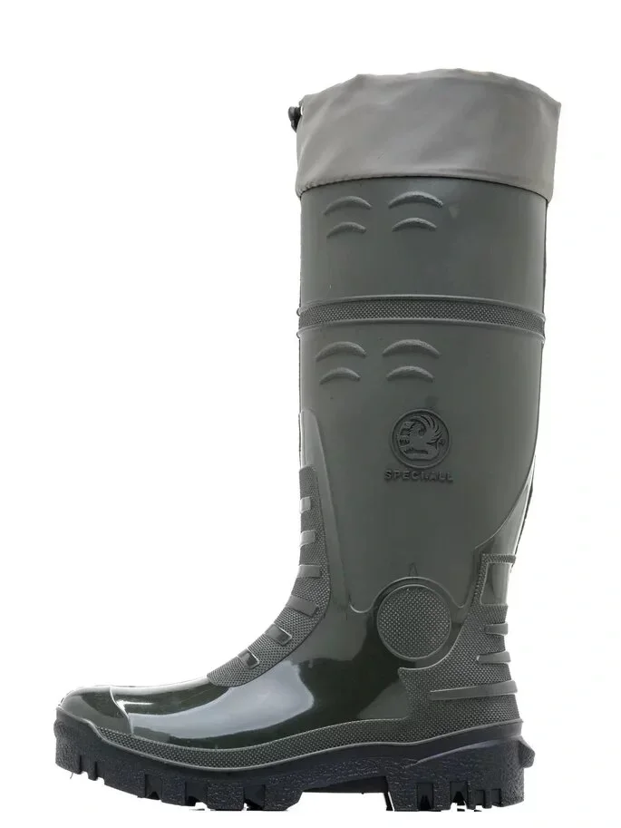Сапоги ПВХ 179-70НУ (SPECI.ALL) мужские, с надставкой, утепленные, оливковые - фото 2