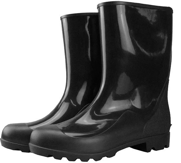 Сапоги ПВХ D-28 (STEP) мужские, черные - фото 1