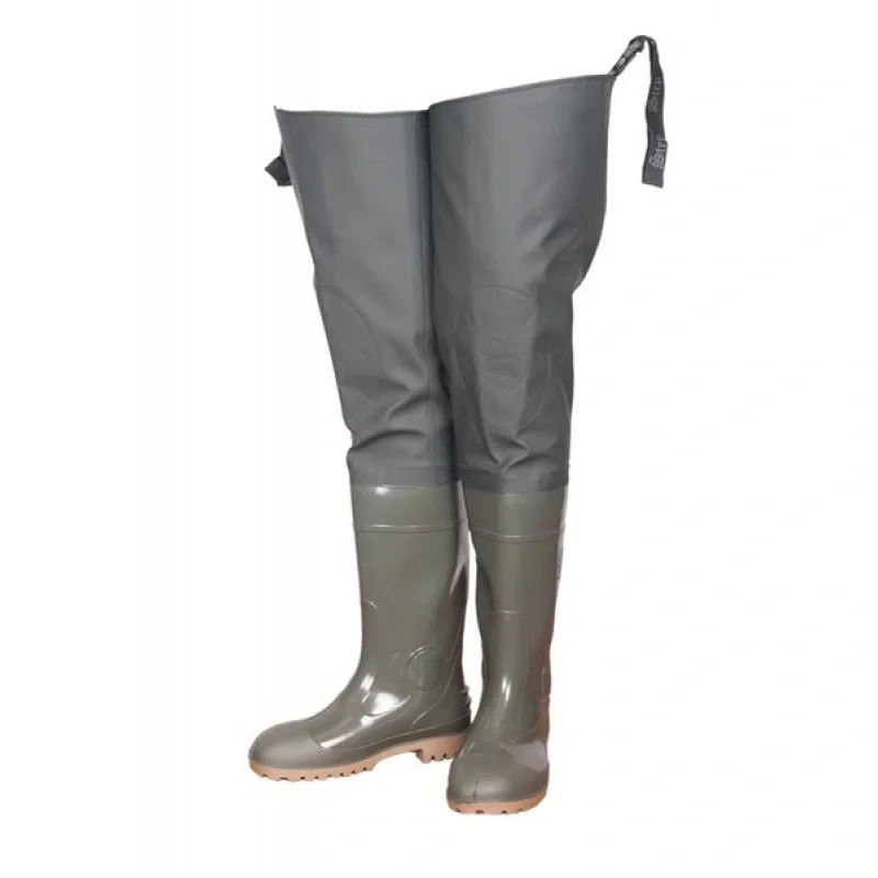 Сапоги рыбацкие ПВХ/ВИНИТОЛ В-40 МБС ПС (STEP) мужские, мет. подносок и мет.стелька, оливковые - фото 1