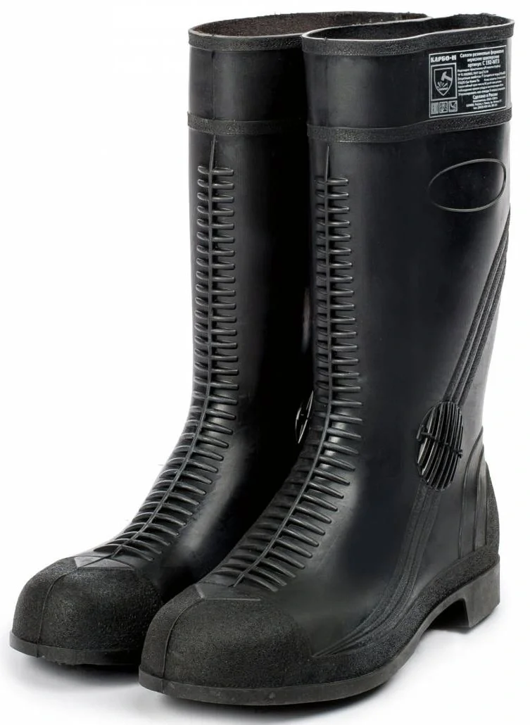 Сапоги резиновые С192 КАРБОН-Н (ТЗРО) мужские, комп. подносок, черные - фото 1