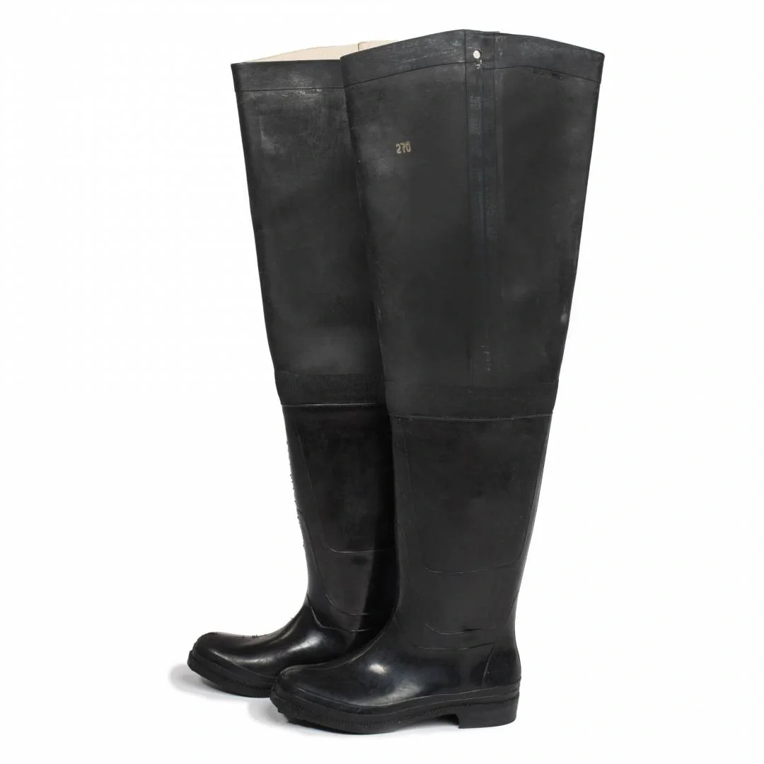 Сапоги резиновые рыбацкие (арт. 174 и С2С53) мужские, черные - фото 2