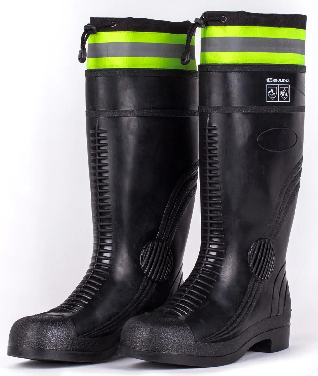 Сапоги резиновые С195 СОЛЕС (ТЗРО) мужские, комп. подносок, черные - фото 3